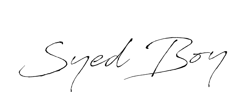 Similarly Antro_Vectra is the best handwritten signature design. Signature creator online .You can use it as an online autograph creator for name Syed Boy. Syed Boy signature style 6 images and pictures png