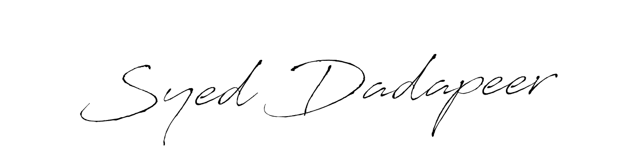 It looks lik you need a new signature style for name Syed Dadapeer. Design unique handwritten (Antro_Vectra) signature with our free signature maker in just a few clicks. Syed Dadapeer signature style 6 images and pictures png