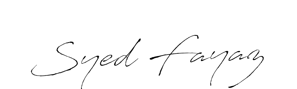 Use a signature maker to create a handwritten signature online. With this signature software, you can design (Antro_Vectra) your own signature for name Syed Fayaz. Syed Fayaz signature style 6 images and pictures png