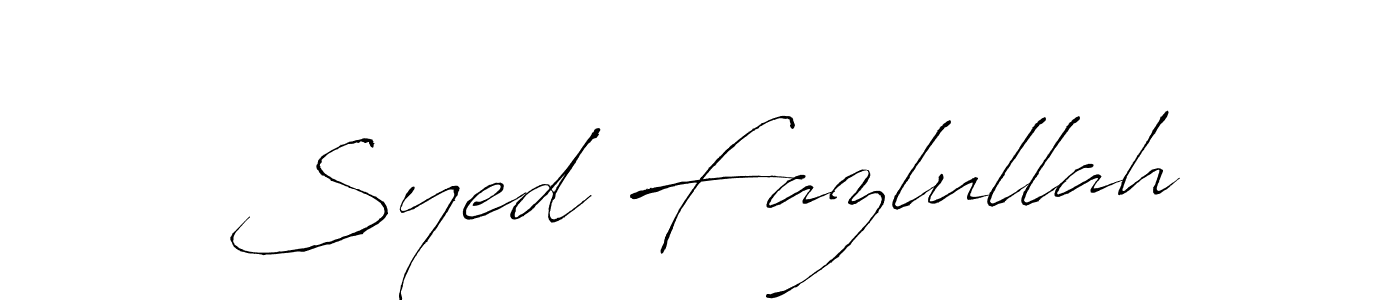 Also You can easily find your signature by using the search form. We will create Syed Fazlullah name handwritten signature images for you free of cost using Antro_Vectra sign style. Syed Fazlullah signature style 6 images and pictures png