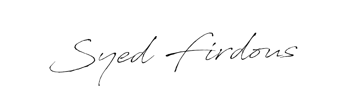 How to Draw Syed Firdous signature style? Antro_Vectra is a latest design signature styles for name Syed Firdous. Syed Firdous signature style 6 images and pictures png