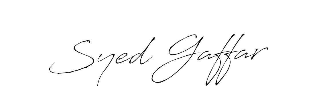 Use a signature maker to create a handwritten signature online. With this signature software, you can design (Antro_Vectra) your own signature for name Syed Gaffar. Syed Gaffar signature style 6 images and pictures png