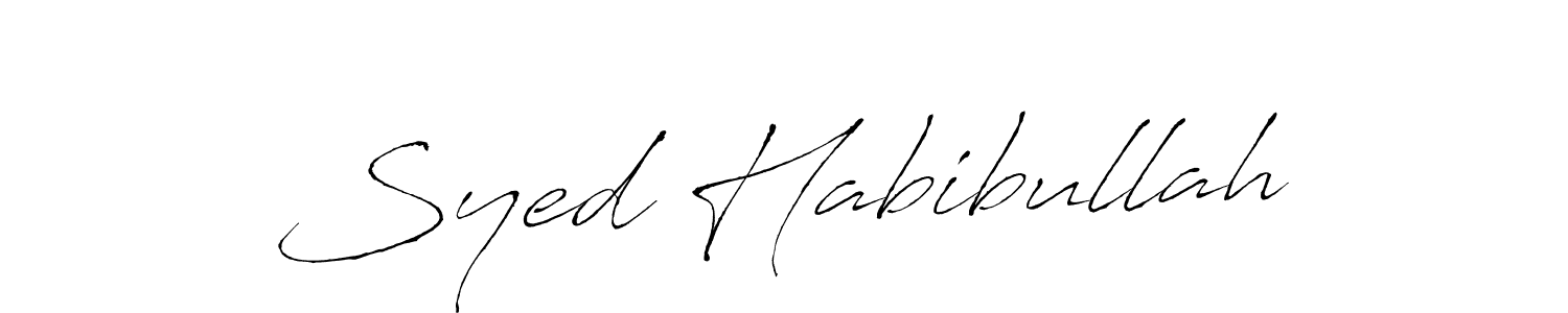 You should practise on your own different ways (Antro_Vectra) to write your name (Syed Habibullah) in signature. don't let someone else do it for you. Syed Habibullah signature style 6 images and pictures png