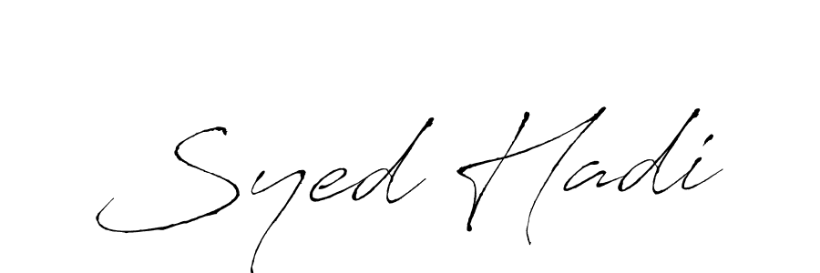 Also we have Syed Hadi name is the best signature style. Create professional handwritten signature collection using Antro_Vectra autograph style. Syed Hadi signature style 6 images and pictures png