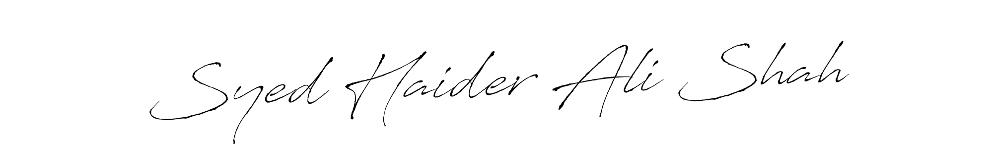 You can use this online signature creator to create a handwritten signature for the name Syed Haider Ali Shah. This is the best online autograph maker. Syed Haider Ali Shah signature style 6 images and pictures png