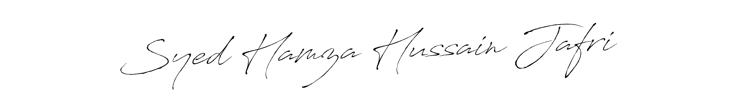 Use a signature maker to create a handwritten signature online. With this signature software, you can design (Antro_Vectra) your own signature for name Syed Hamza Hussain Jafri. Syed Hamza Hussain Jafri signature style 6 images and pictures png