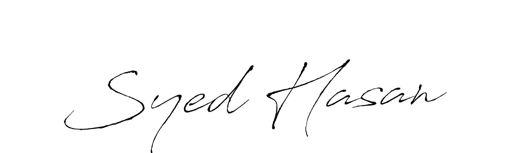 Make a beautiful signature design for name Syed Hasan. Use this online signature maker to create a handwritten signature for free. Syed Hasan signature style 6 images and pictures png