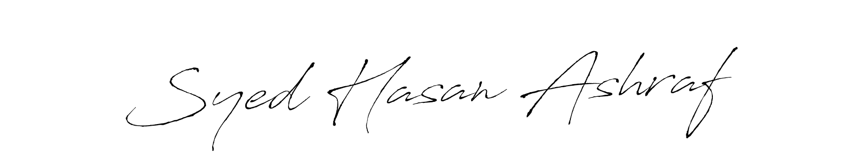 Make a short Syed Hasan Ashraf signature style. Manage your documents anywhere anytime using Antro_Vectra. Create and add eSignatures, submit forms, share and send files easily. Syed Hasan Ashraf signature style 6 images and pictures png