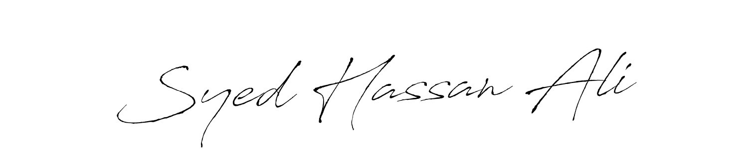 You can use this online signature creator to create a handwritten signature for the name Syed Hassan Ali. This is the best online autograph maker. Syed Hassan Ali signature style 6 images and pictures png