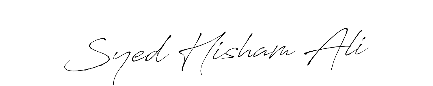 Make a beautiful signature design for name Syed Hisham Ali. Use this online signature maker to create a handwritten signature for free. Syed Hisham Ali signature style 6 images and pictures png