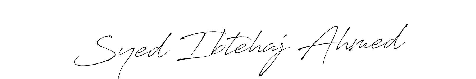 Antro_Vectra is a professional signature style that is perfect for those who want to add a touch of class to their signature. It is also a great choice for those who want to make their signature more unique. Get Syed Ibtehaj Ahmed name to fancy signature for free. Syed Ibtehaj Ahmed signature style 6 images and pictures png