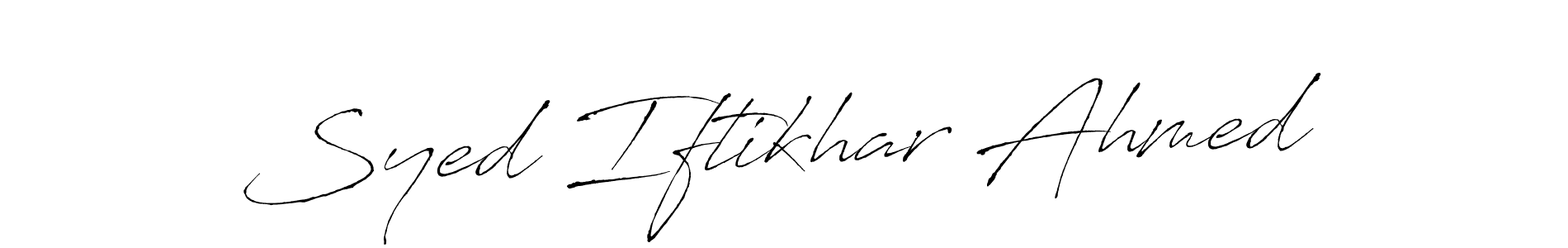 Make a beautiful signature design for name Syed Iftikhar Ahmed. Use this online signature maker to create a handwritten signature for free. Syed Iftikhar Ahmed signature style 6 images and pictures png