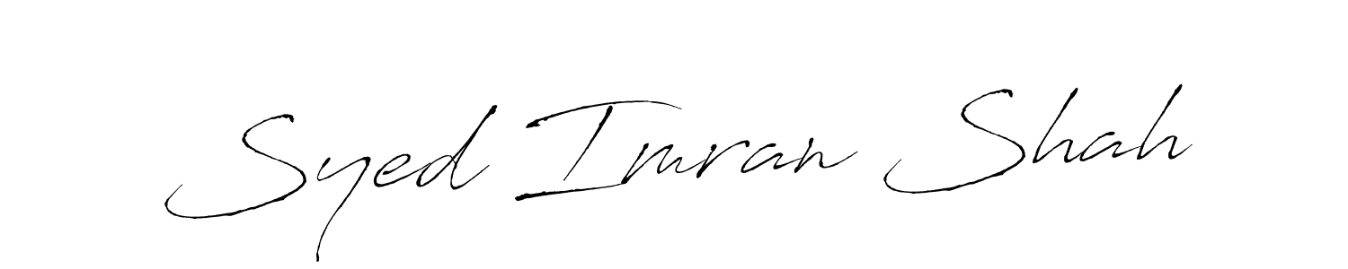 It looks lik you need a new signature style for name Syed Imran Shah. Design unique handwritten (Antro_Vectra) signature with our free signature maker in just a few clicks. Syed Imran Shah signature style 6 images and pictures png