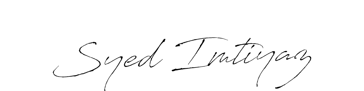 Make a beautiful signature design for name Syed Imtiyaz. Use this online signature maker to create a handwritten signature for free. Syed Imtiyaz signature style 6 images and pictures png