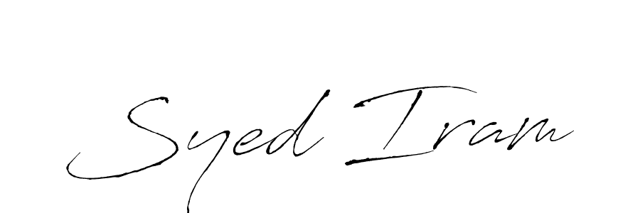 Best and Professional Signature Style for Syed Iram. Antro_Vectra Best Signature Style Collection. Syed Iram signature style 6 images and pictures png