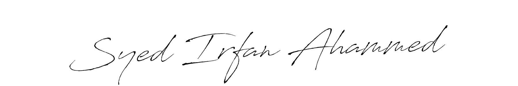 Make a beautiful signature design for name Syed Irfan Ahammed. Use this online signature maker to create a handwritten signature for free. Syed Irfan Ahammed signature style 6 images and pictures png