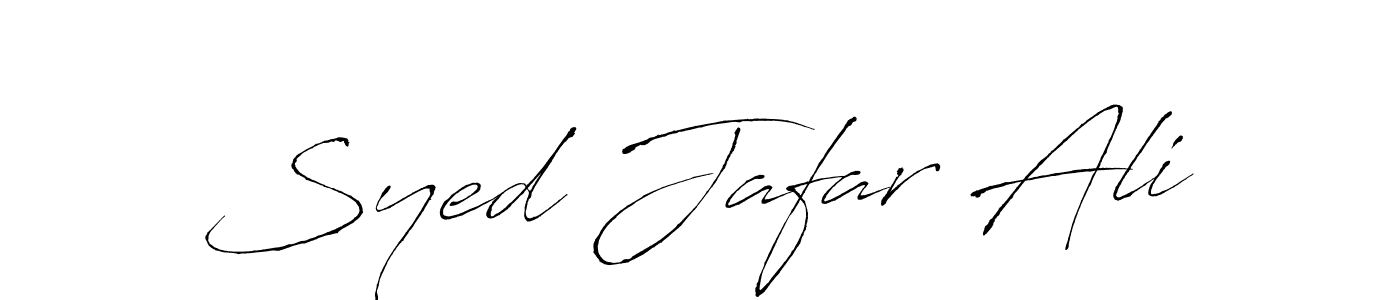 Create a beautiful signature design for name Syed Jafar Ali. With this signature (Antro_Vectra) fonts, you can make a handwritten signature for free. Syed Jafar Ali signature style 6 images and pictures png