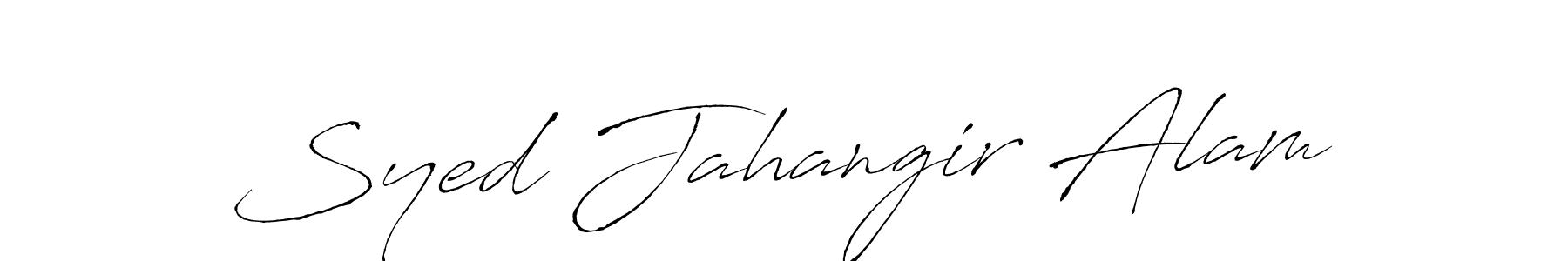 It looks lik you need a new signature style for name Syed Jahangir Alam. Design unique handwritten (Antro_Vectra) signature with our free signature maker in just a few clicks. Syed Jahangir Alam signature style 6 images and pictures png