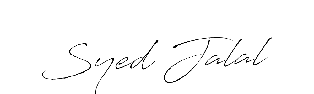 Design your own signature with our free online signature maker. With this signature software, you can create a handwritten (Antro_Vectra) signature for name Syed Jalal. Syed Jalal signature style 6 images and pictures png