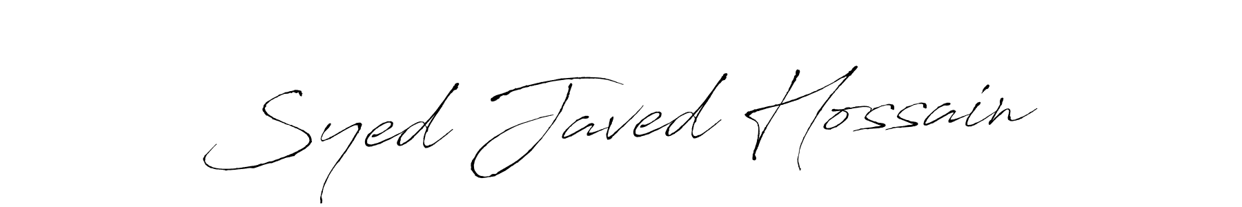 Antro_Vectra is a professional signature style that is perfect for those who want to add a touch of class to their signature. It is also a great choice for those who want to make their signature more unique. Get Syed Javed Hossain name to fancy signature for free. Syed Javed Hossain signature style 6 images and pictures png