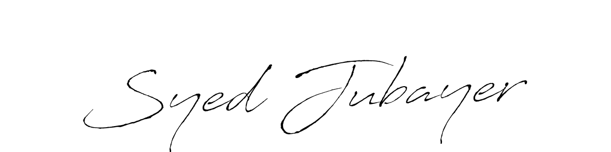 How to make Syed Jubayer name signature. Use Antro_Vectra style for creating short signs online. This is the latest handwritten sign. Syed Jubayer signature style 6 images and pictures png