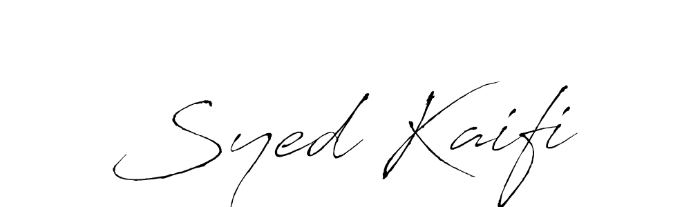 The best way (Antro_Vectra) to make a short signature is to pick only two or three words in your name. The name Syed Kaifi include a total of six letters. For converting this name. Syed Kaifi signature style 6 images and pictures png