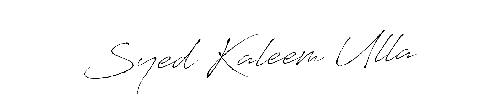 Also we have Syed Kaleem Ulla name is the best signature style. Create professional handwritten signature collection using Antro_Vectra autograph style. Syed Kaleem Ulla signature style 6 images and pictures png