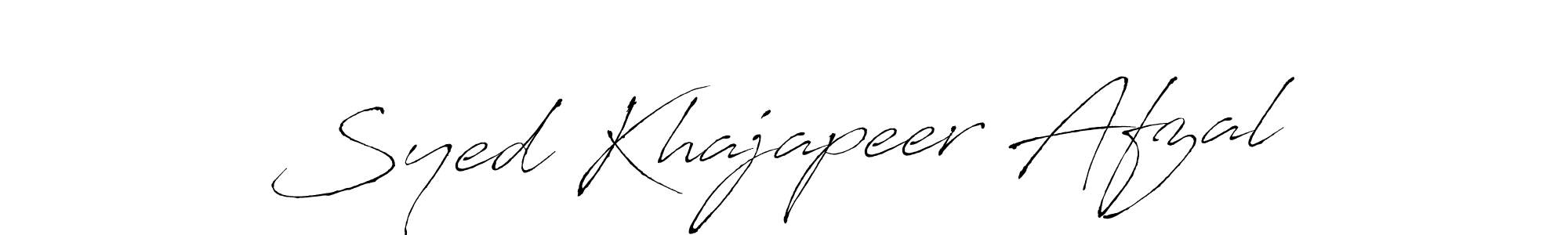 Similarly Antro_Vectra is the best handwritten signature design. Signature creator online .You can use it as an online autograph creator for name Syed Khajapeer Afzal. Syed Khajapeer Afzal signature style 6 images and pictures png