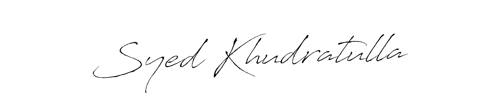 Syed Khudratulla stylish signature style. Best Handwritten Sign (Antro_Vectra) for my name. Handwritten Signature Collection Ideas for my name Syed Khudratulla. Syed Khudratulla signature style 6 images and pictures png