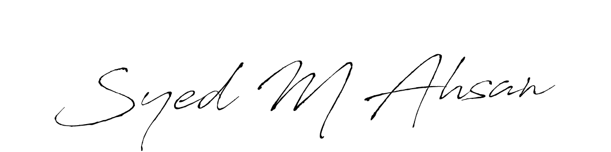 Here are the top 10 professional signature styles for the name Syed M Ahsan. These are the best autograph styles you can use for your name. Syed M Ahsan signature style 6 images and pictures png