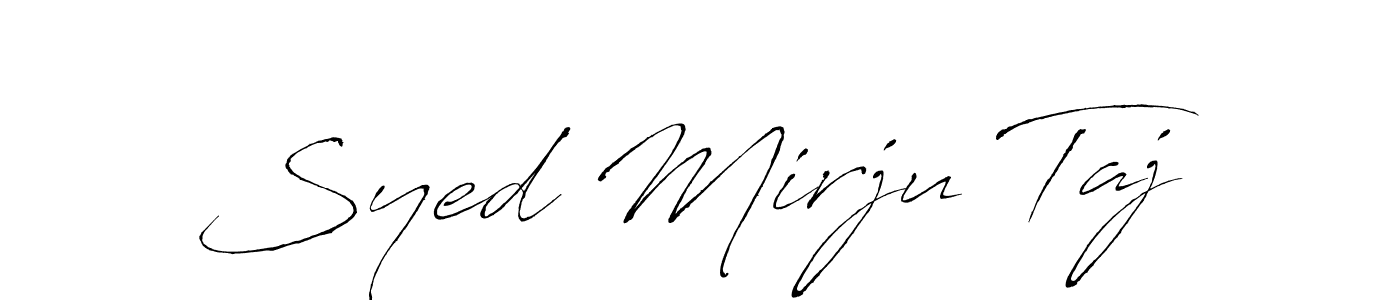 if you are searching for the best signature style for your name Syed Mirju Taj. so please give up your signature search. here we have designed multiple signature styles  using Antro_Vectra. Syed Mirju Taj signature style 6 images and pictures png