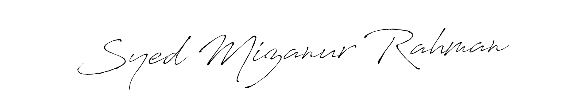 Make a short Syed Mizanur Rahman signature style. Manage your documents anywhere anytime using Antro_Vectra. Create and add eSignatures, submit forms, share and send files easily. Syed Mizanur Rahman signature style 6 images and pictures png