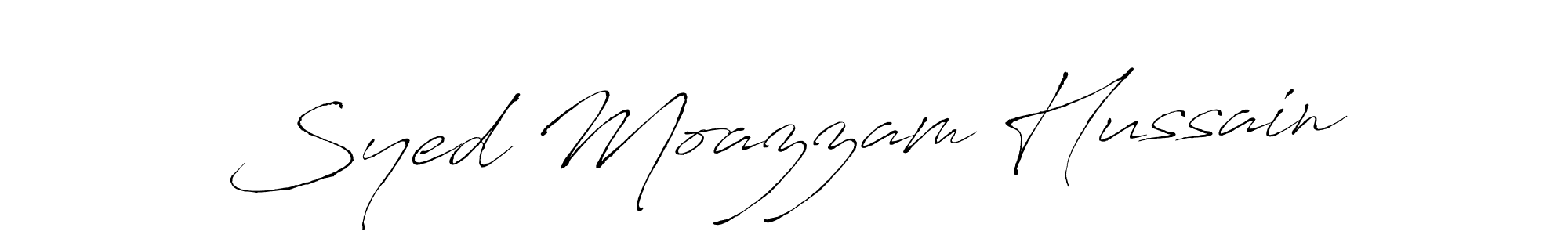 Once you've used our free online signature maker to create your best signature Antro_Vectra style, it's time to enjoy all of the benefits that Syed Moazzam Hussain name signing documents. Syed Moazzam Hussain signature style 6 images and pictures png