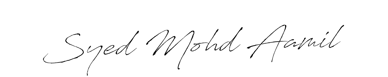 You can use this online signature creator to create a handwritten signature for the name Syed Mohd Aamil. This is the best online autograph maker. Syed Mohd Aamil signature style 6 images and pictures png