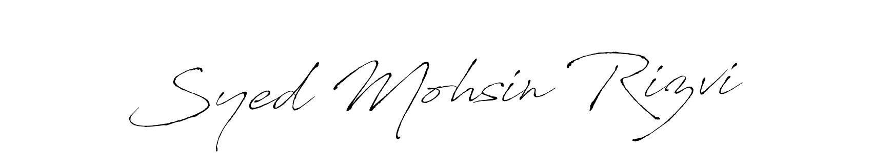 Also we have Syed Mohsin Rizvi name is the best signature style. Create professional handwritten signature collection using Antro_Vectra autograph style. Syed Mohsin Rizvi signature style 6 images and pictures png