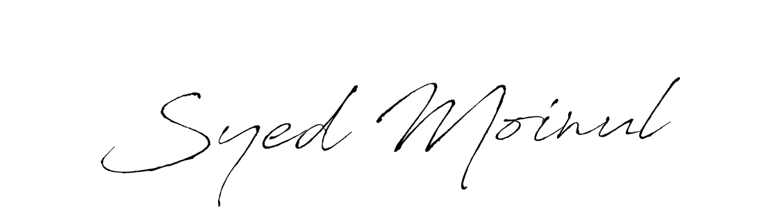Also You can easily find your signature by using the search form. We will create Syed Moinul name handwritten signature images for you free of cost using Antro_Vectra sign style. Syed Moinul signature style 6 images and pictures png