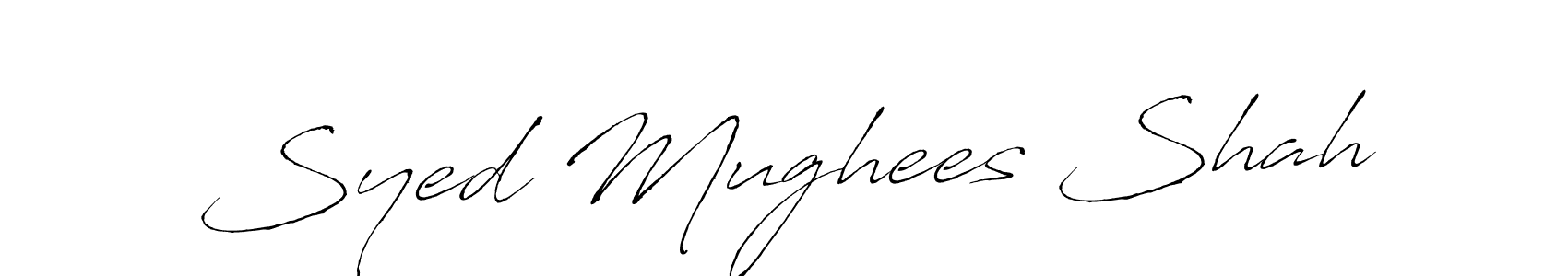How to make Syed Mughees Shah signature? Antro_Vectra is a professional autograph style. Create handwritten signature for Syed Mughees Shah name. Syed Mughees Shah signature style 6 images and pictures png