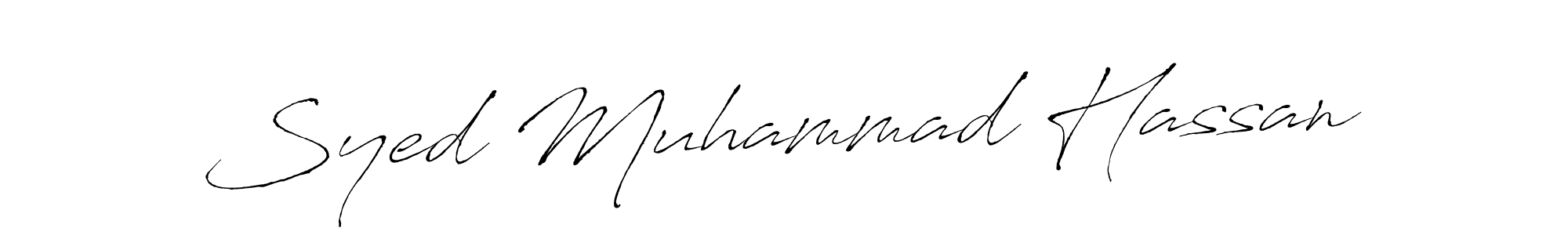 Make a beautiful signature design for name Syed Muhammad Hassan. Use this online signature maker to create a handwritten signature for free. Syed Muhammad Hassan signature style 6 images and pictures png