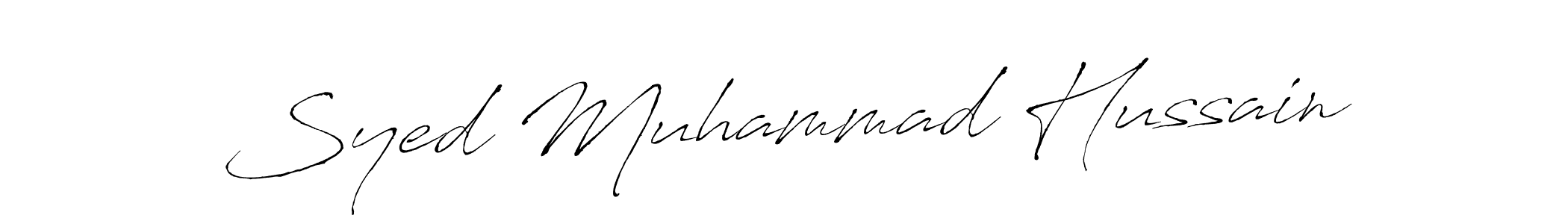 This is the best signature style for the Syed Muhammad Hussain name. Also you like these signature font (Antro_Vectra). Mix name signature. Syed Muhammad Hussain signature style 6 images and pictures png