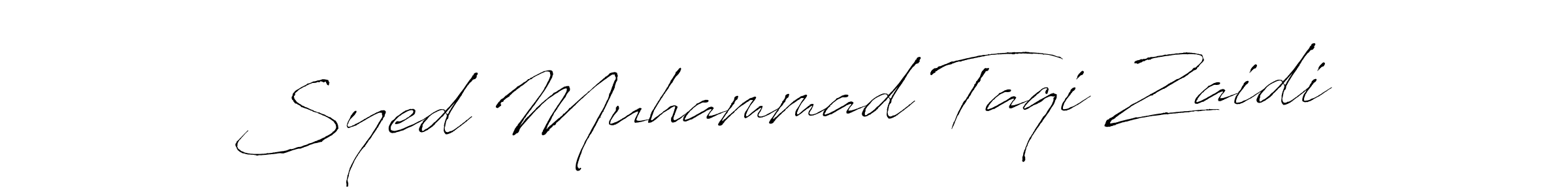 The best way (Antro_Vectra) to make a short signature is to pick only two or three words in your name. The name Syed Muhammad Taqi Zaidi include a total of six letters. For converting this name. Syed Muhammad Taqi Zaidi signature style 6 images and pictures png