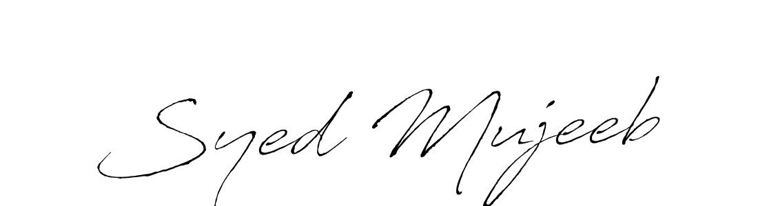 Create a beautiful signature design for name Syed Mujeeb. With this signature (Antro_Vectra) fonts, you can make a handwritten signature for free. Syed Mujeeb signature style 6 images and pictures png