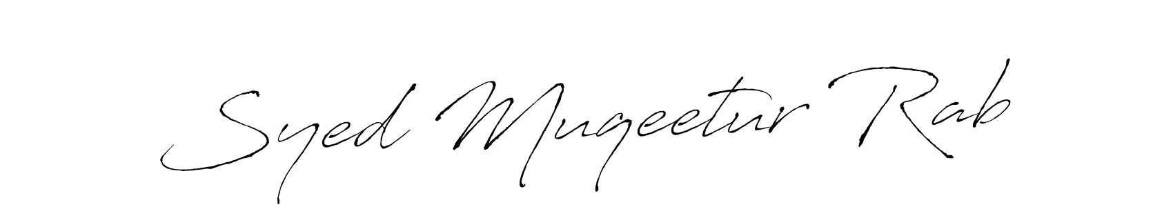 Similarly Antro_Vectra is the best handwritten signature design. Signature creator online .You can use it as an online autograph creator for name Syed Muqeetur Rab. Syed Muqeetur Rab signature style 6 images and pictures png