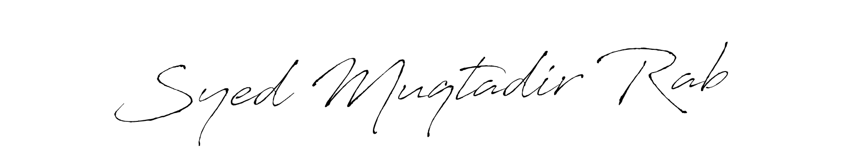 How to make Syed Muqtadir Rab signature? Antro_Vectra is a professional autograph style. Create handwritten signature for Syed Muqtadir Rab name. Syed Muqtadir Rab signature style 6 images and pictures png