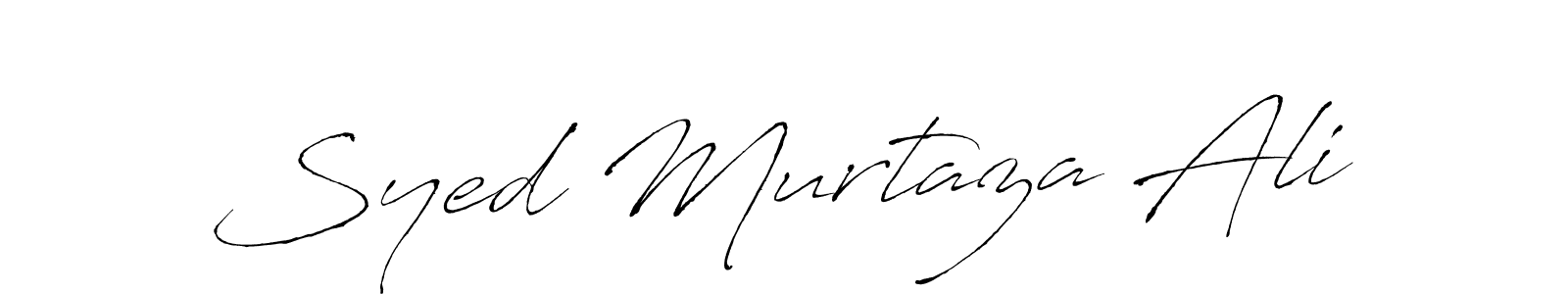 Design your own signature with our free online signature maker. With this signature software, you can create a handwritten (Antro_Vectra) signature for name Syed Murtaza Ali. Syed Murtaza Ali signature style 6 images and pictures png