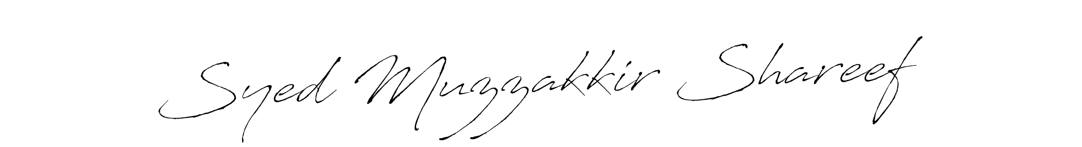 Use a signature maker to create a handwritten signature online. With this signature software, you can design (Antro_Vectra) your own signature for name Syed Muzzakkir Shareef. Syed Muzzakkir Shareef signature style 6 images and pictures png