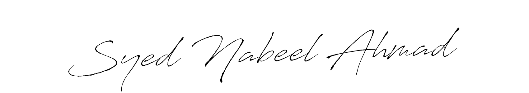 You can use this online signature creator to create a handwritten signature for the name Syed Nabeel Ahmad. This is the best online autograph maker. Syed Nabeel Ahmad signature style 6 images and pictures png