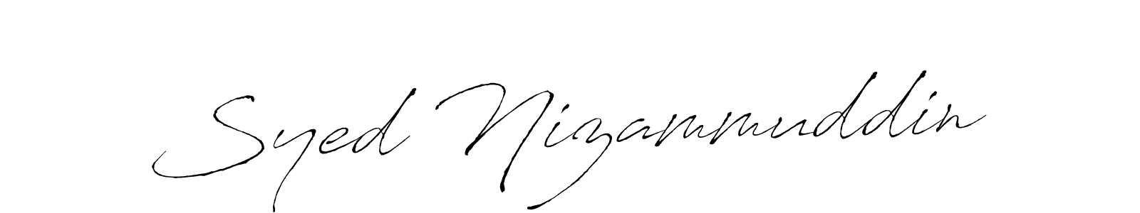 This is the best signature style for the Syed Nizammuddin name. Also you like these signature font (Antro_Vectra). Mix name signature. Syed Nizammuddin signature style 6 images and pictures png