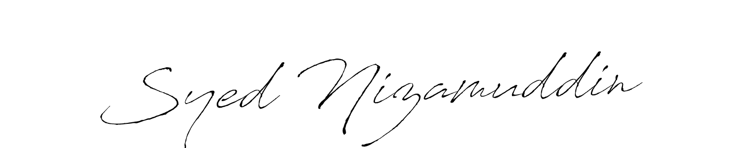 The best way (Antro_Vectra) to make a short signature is to pick only two or three words in your name. The name Syed Nizamuddin include a total of six letters. For converting this name. Syed Nizamuddin signature style 6 images and pictures png