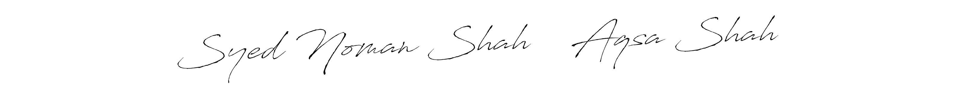 You can use this online signature creator to create a handwritten signature for the name Syed Noman Shah ♥️ Aqsa Shah. This is the best online autograph maker. Syed Noman Shah ♥️ Aqsa Shah signature style 6 images and pictures png