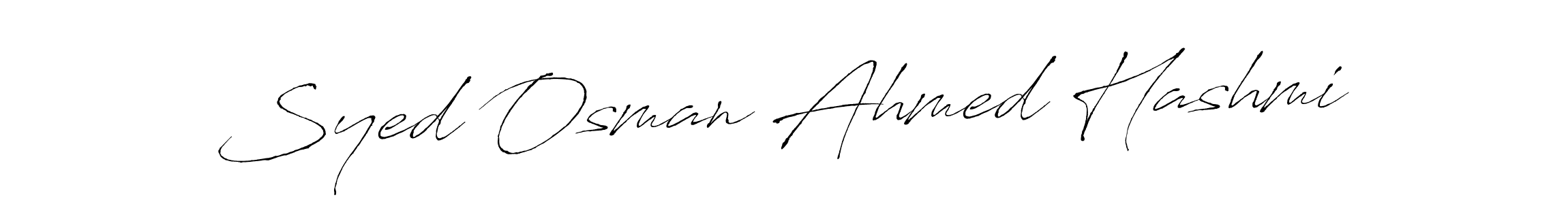 This is the best signature style for the Syed Osman Ahmed Hashmi name. Also you like these signature font (Antro_Vectra). Mix name signature. Syed Osman Ahmed Hashmi signature style 6 images and pictures png